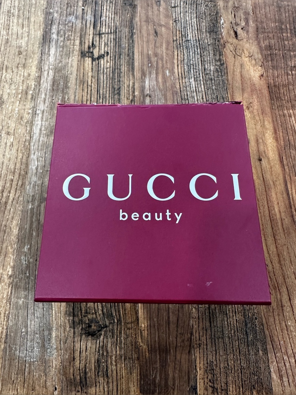 Gucci Beauty Box - Berry Pink with White Logo